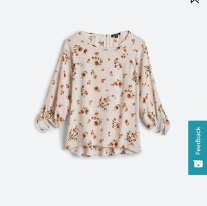 Papermoon, Laurie tie sleeve blouse, XL